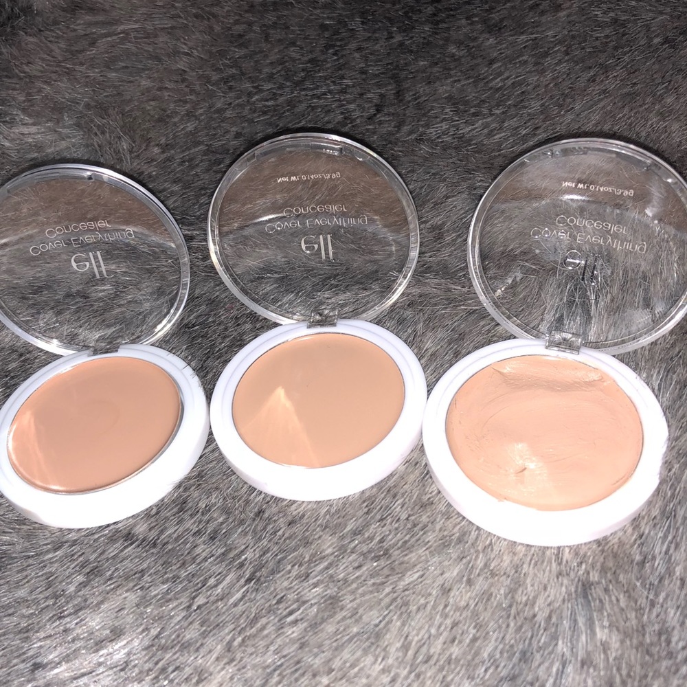 3 e.l.f cover everything concealers!
